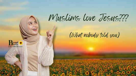 Golden Quran and Bible open side-by-side with light rays, text overlay: ‘Jesus in Islam: What the Quran Really Says