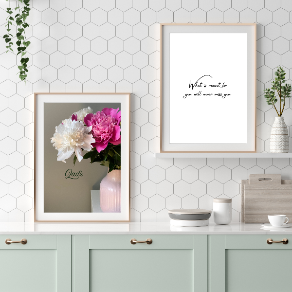 Set of 2 Islamic digital wall art downloads for Qadr reminder.